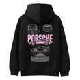 thumbnail image 1 of Sudadera Porsche Rosa Automóvil Carreras Hoodie Unisex, 1 of 3