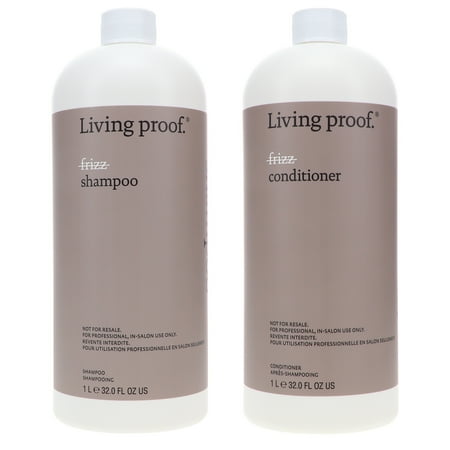 Living Proof No Frizz Shampoo 32 oz & No Frizz Conditioner 32 oz Combo Pack