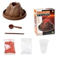 thumbnail image 1 of VISALY Kit de ciencia de volcanes para niños, juguetes, experimentos científicos, actividades, bricolaje, construcción de volcán en erupción, geología, química, regalos para niñas y niños, más de 20, 1 of 8