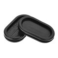 thumbnail image 1 of Unique Bargains Rubber Grommet Oval Double-Sided Mount Size 46 x 23 mm for Wire Protection 4 Pack, 1 of 5