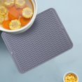 thumbnail image 2 of simhoa Silicone Drain Pad,Dish Draining Mat Non Slip Drying Pad Sink Drying mat for Dark Gray, 2 of 7