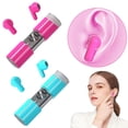 thumbnail image 4 of Lipstick- Wireless Earbuds Bluetooth 5.3 Semi-in-Ear Headphones 20H Playtime with 220mAh Charging Case Fashion Compact Design in Pink or Blue, 4 of 9
