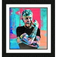 thumbnail image 2 of Stephen Chambers 15x16 Black Ornate Wood Framed With Double Matting Wall Art Titled - Bourdain 1, 2 of 6