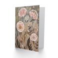 thumbnail image 2 of Artery8 Greeting Card Autumn Carnations Flowers Artwork Rustic Floral For Her Woman Birthday Card, 2 of 3