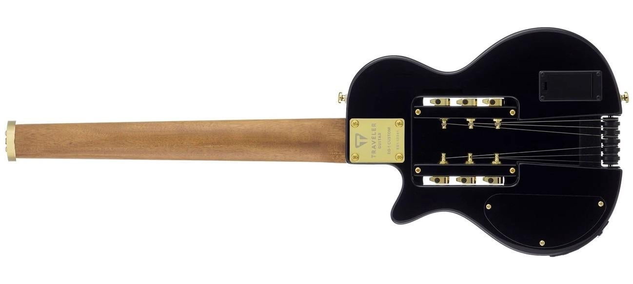 Traveler Guitar EG-1 Custom Electric Travel Guitar - Gloss Black