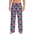 thumbnail image 2 of Kdxio Hawaii Palms Print Men's Sleep Pajama Pant Lounge Pants with Pockets, 2 of 8