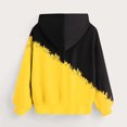 thumbnail image 6 of CYRBOKO Boys Hoodies, Color-blocked Casual Long Sleeve Pullover Spring Sweatshirts Yellow Size 11-12 T, 6 of 7
