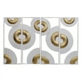 thumbnail image 2 of Lyla Modern Boho Style Sunburst Metal Panels Art, 2 of 6
