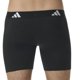 thumbnail image 3 of adidas Calzoncillos bóxer para hombre, Lote de 6 - Boxer Briefs, Active Flex Cotton, Logo Negro/Blanco/Gris L (Large), 3 of 5
