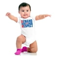 thumbnail image 4 of DR Dominican Republic Demand Respect Romper Boys or Girls Infant Baby Brisco Brands NB, 4 of 6