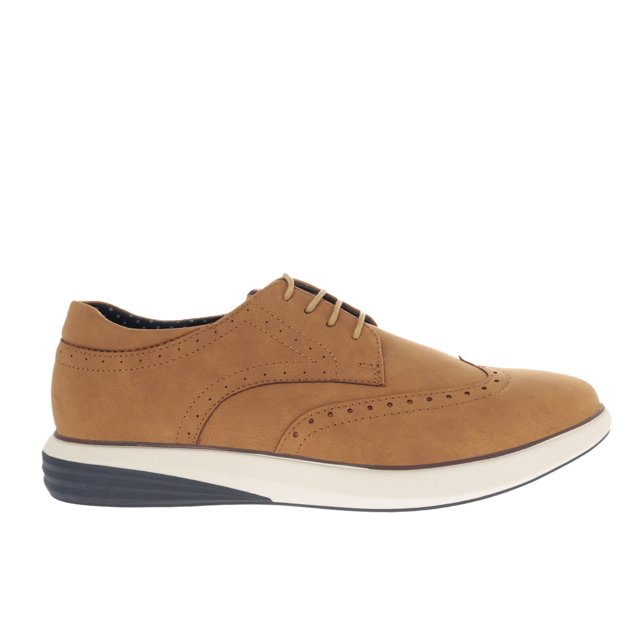 Zapatos Paulo color café textura suave y detalles de perforado 27.0 Dorothy Gaynor Zapatos Paulo color café textura suave y detalles de perforado 27.0