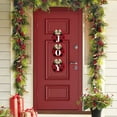 thumbnail image 5 of Buffalo Plaid Christmas Wreaths for Front Door - 3pcs Rustic Christmas Decor Joy Signs Wreaths for Door Holiday Xmas Garage Door Wall Decorations,Christmas Decorations Outdoor, 5 of 8