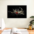 thumbnail image 3 of Elephant Stock Splash Of Champagne Wall Art - Horizontal Canvas Wall Art - Living Room Wall Decor - Food And Drink Canvas - Black And Red Decor - 12" x 8", 3 of 8