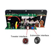 Bluetooth Amplifier Board 100W Digital Subwoofer Dual Microphone AMP Module for Home Car