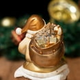 thumbnail image 4 of Lista de deseos de Papá Noel Chimenea Papá Noel Resina Cerámica Adorno decorativo navideño Adecuado para chimenea, estantería o mesa, 4 of 7