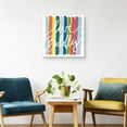 thumbnail image 3 of Live Boldly Stripes by Border Bloom Canvas Art Print, 3 of 3