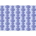 thumbnail image 1 of Ahgly Company Indoor Rectangle Patterned Heavenly Blue Area Rugs, 2' x 5', 1 of 6