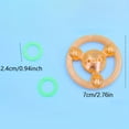 thumbnail image 5 of 3pcs Flashing Flywheel, The Sound Of A Whistle, Rope Flywheel Rotator Glow Rotating Gyro, Glow In The Dark Party Rewards Gift, Top Pull Toy Track Glow Whistle Gift Wheel Toy, 5 of 5
