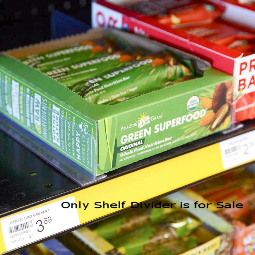 10 Pack Shelf Dividers 1.5 x 12 Inches