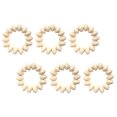thumbnail image 4 of Miangastore Wood Napkin Rings Rustic Style 6pcs, 4 of 8