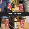 thumbnail image 7 of Christmas 30oz Handheld Travel Tumbler with Handle – Double Wall Stainless Steel Insulated Cup, Flip Straw Lid, Leak-Proof & BPA-Free for Hot and Cold Drinks – Durable Coffee & Juice Mug Black, 7 of 7