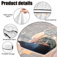 thumbnail image 6 of Uorisanigo ATV Seat Cover Four Wheeler Accessories Aesthetic Skull Motor Seat Cover Motorcycle Passenger Seats Cushion Covers for Polaris Sportsman Polaris Scrambler Honda Rancher, 6 of 7