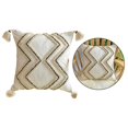 thumbnail image 5 of Woven Tufted Cushion Cover Tassels Modern Soft Cotton Decorative Square Throw Pillowcase for Outdoor Indoor Couch 45x45cm, 5 of 8