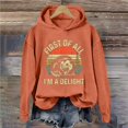 thumbnail image 2 of Pink Graphic Hoodie For Women 2024 Cute Preppy Sweatshirt Long Sleeve Drawstring Pullover Tops With Pockets, 2 of 5
