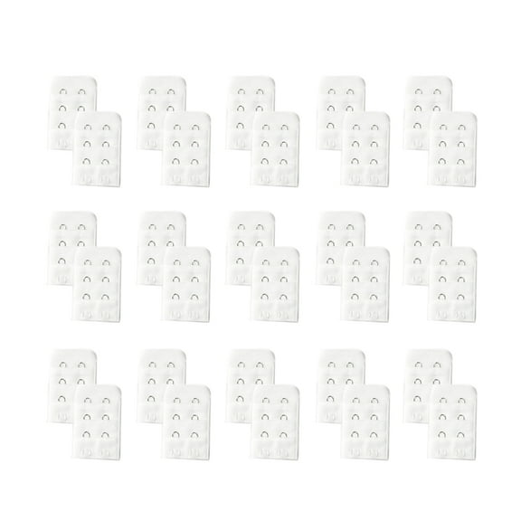 Two-Hook Bra Band Extender - Bulk Pack (30, White) from More of Me to Love
