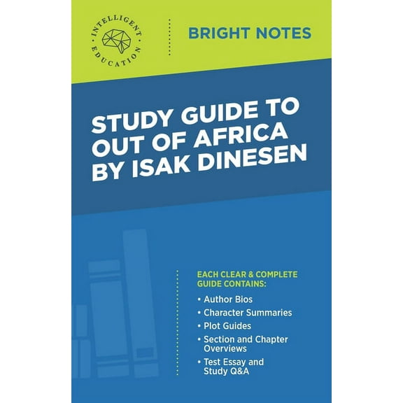 Bright Notes Study Guide to Out of Africa by Isak Dinesen, (Paperback)