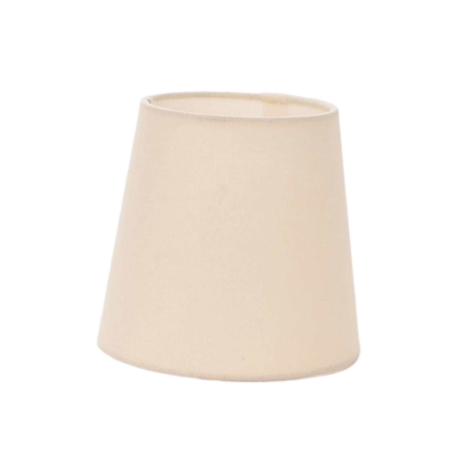 Table Lampshade Drum Lamp Shade Easy to Install Simple Clip on Fabric