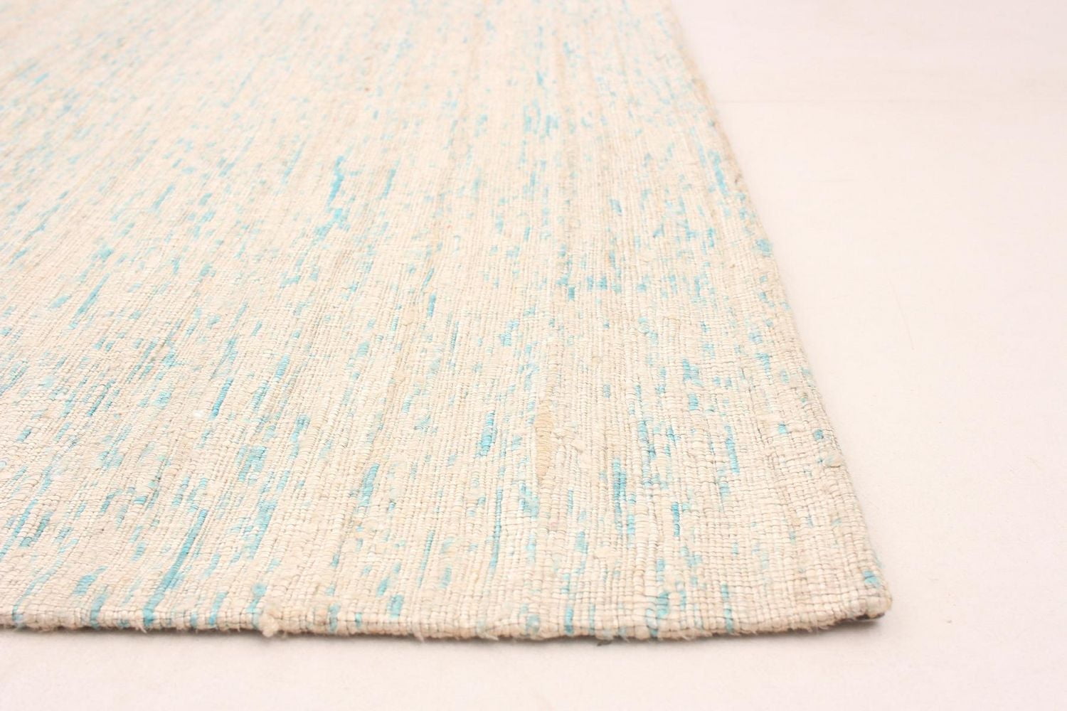 ECARPETGALLERY 5'1" x 8'0" Transitional Collage Handmade Area Rug for Living Room, Dining Room and Bedroom in Ivory