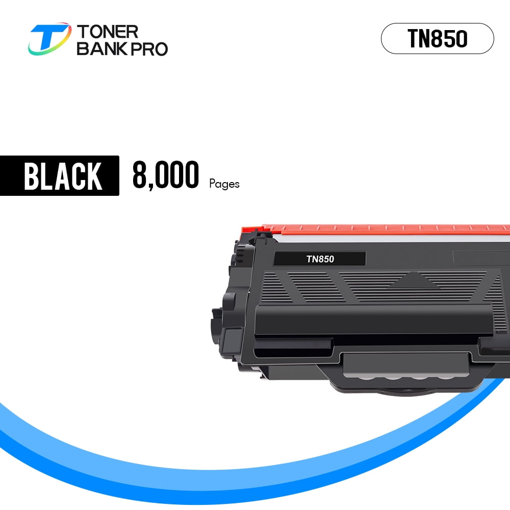 4 Toner Neri TN850 4 Cartucce Toner TN850/TN820 Compatibili Brother - Per Stampanti HL-L6200DW, MFC-L6700DW, MFC-L5850DW Tamburo Brother Mfc L2710dn