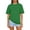 200#Green, variant on Unisex Color Casual Fashion Top Short Sleeved T-shirt Brown XL