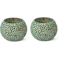 thumbnail image 5 of TIED RIBBONS Mosaic Glass Votive Tealight Candle Holders | Pack of 2 | Votive Candle Holders for Weddings, Parties and Home Decor, 5 of 5