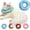Blue, variant on Cat Cone Collar Soft, Cute Adjustable Cat Donut Collar After Surgery, Kitten Recovery Cones to Stop Licking & Scratching, Wound Healing Neck Elizabethan Collars for Cats