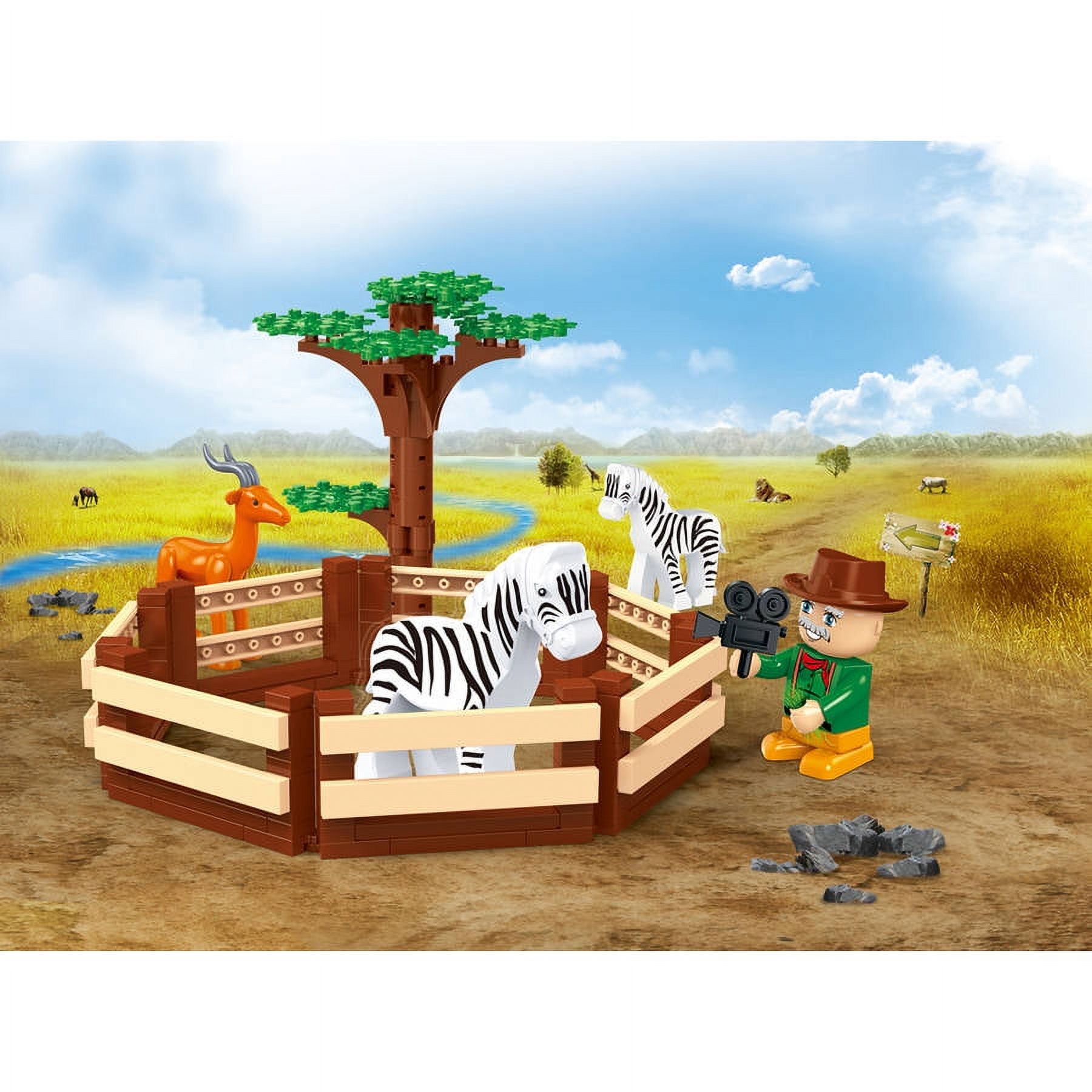 Safari Animal Pen (112pcs)