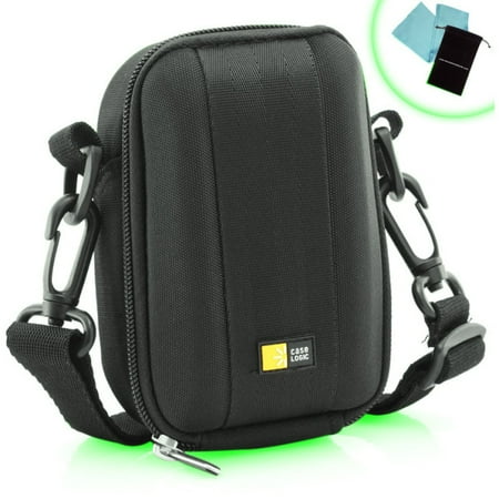 - USA GEAR Compact Point and Shoot Camera Case Bag with Rain Cover & Scratch Resistant Interior Lining - Compatible with Nikon Coolpix A900 , Ricoh G800 , Panasonic ZS20 and More Digital Cameras