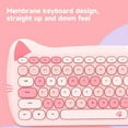 thumbnail image 4 of GEEZER 2.4G Wireless Keyboard Mouse Combo 84 Keys Membrane Keyboard Ergonomic Mouse 3-gear Adjustable DPI Cute Appearance Purple, 4 of 8
