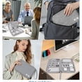 thumbnail image 4 of Portable Electronic Accessories Storage Bag, Waterproof Travel Cable Organizer Bag, Multi-Purpose Cord Pouch for Cables, Chargers and SD Card, 4 of 6