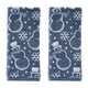 thumbnail image 1 of Toalla SKL Home Invierno Navidad Muñecos de Nieve 2pz Azul 41x66 cm, 1 of 6