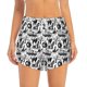 thumbnail image 2 of Balery Black White Halloween Pantalones cortos deportivos para mujer con forro y dos bolsillos, elásticos, para entrenamiento, gimnasio, yoga-Medium, 2 of 7