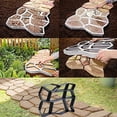 thumbnail image 3 of Jinsinto Paving Path Border Maker Path Cement Concrete Molder Reusable Stone Design Paver Step Mold DIY Reusable Concrete Brick Mold, Mold As, 3 of 5