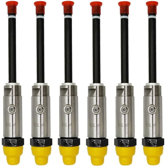 6PCS Diesel Fuel Injector 4W-7018 4W7018 For Caterpillar CAT 3406B 3408 3408B 3412 3412C Engine