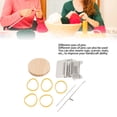 thumbnail image 3 of Portable Darning Loom Machine, Multipurpose Efficient Small Weaving Loom  for Clothes for Pants 10 Pin,12 Pin, 3 of 7
