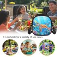 thumbnail image 6 of Jeiento Sea Turtle Lunch Bag for Boys Small Lunch Box Wide Open Reusable School Lunchbox Thermal Meal Tote Kit Removable Strap Insulated Cooler Bento Bag for Girls Back to School Blue Ocean, 6 of 6