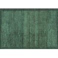 thumbnail image 1 of Ahgly Company Machine Washable Indoor Rectangle Abstract Turquoise Blue Modern Area Rugs, 2' x 3', 1 of 4