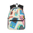 thumbnail image 1 of Disketp Playing Video Games for Lightweight Backpack Classical Backpack for Men and Women with Multi-pockets Casual Daypack for College Workplace Travel, 1 of 6