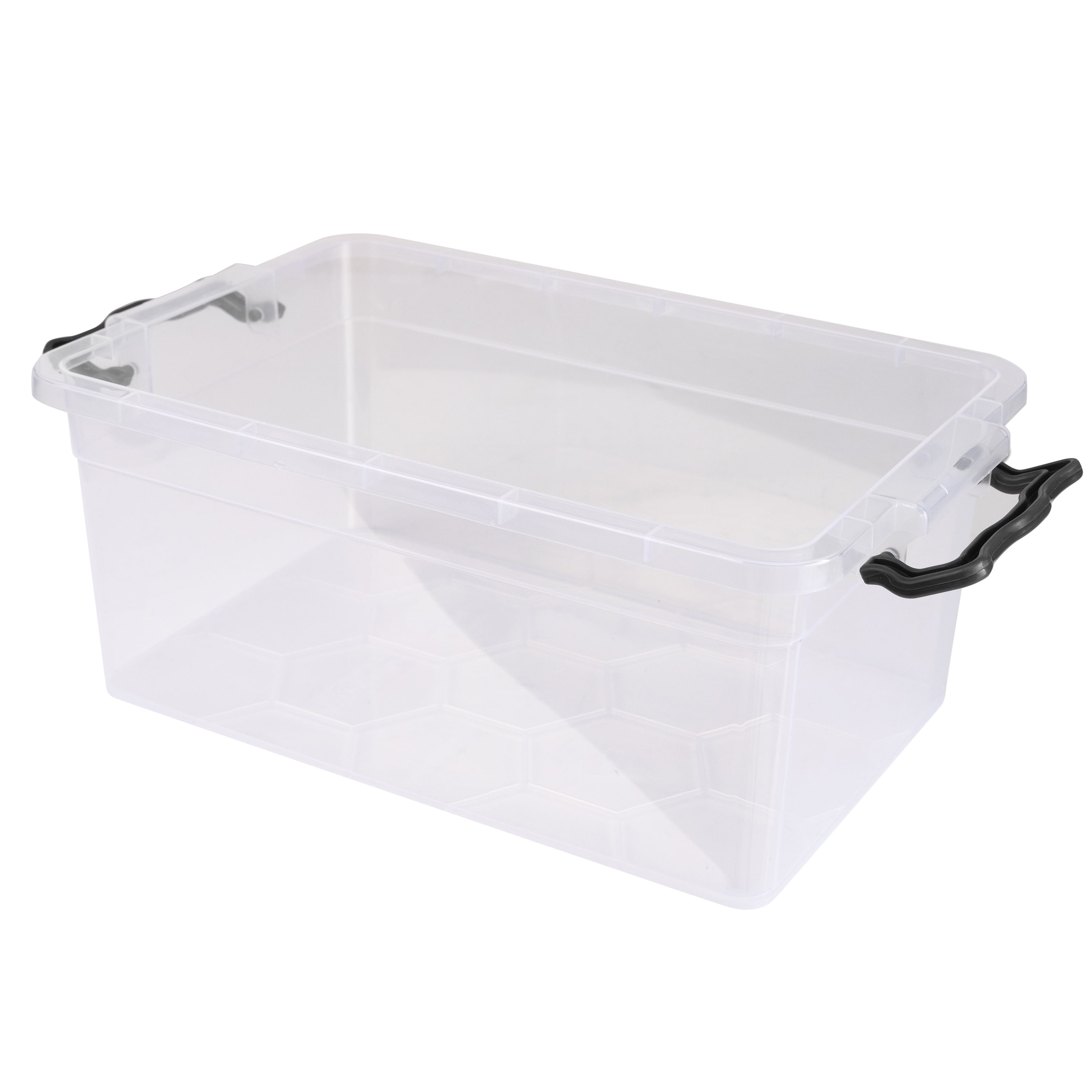 Simplify 1.75LT Plastic Stackable Storage Bin in Clear