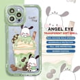 thumbnail image 3 of Case for iPhone 7 8 SE 11 Pro 13 Mini 15 Pro 14 Pro Max 12 XS Max XR Cute Kuromi Cinnamoroll Transparent Soft Cover Coque TPU, 3 of 5